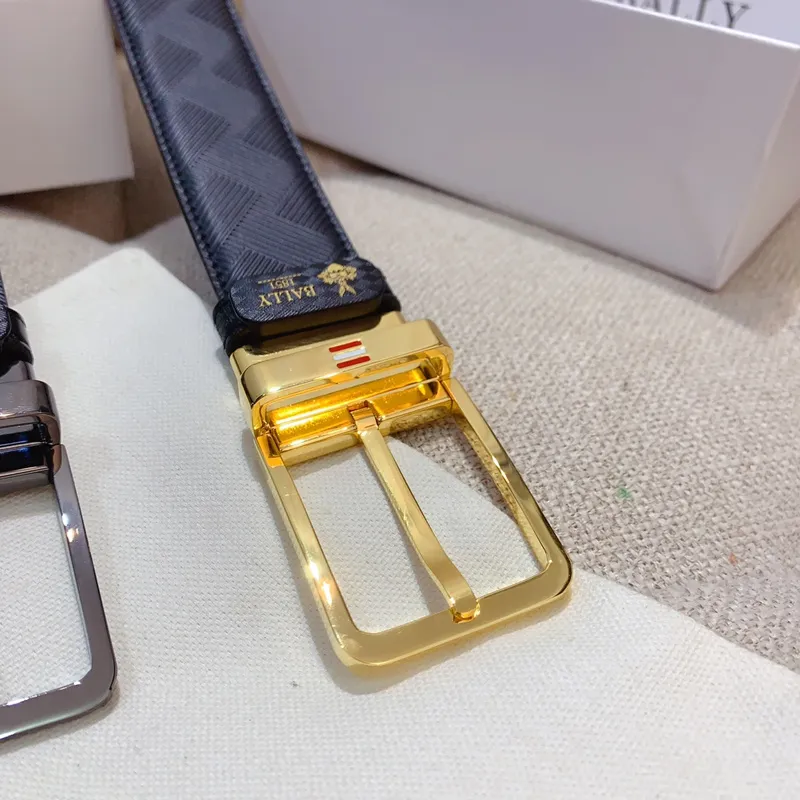 BALLY AAA+ belts width:3.4cm#A51448