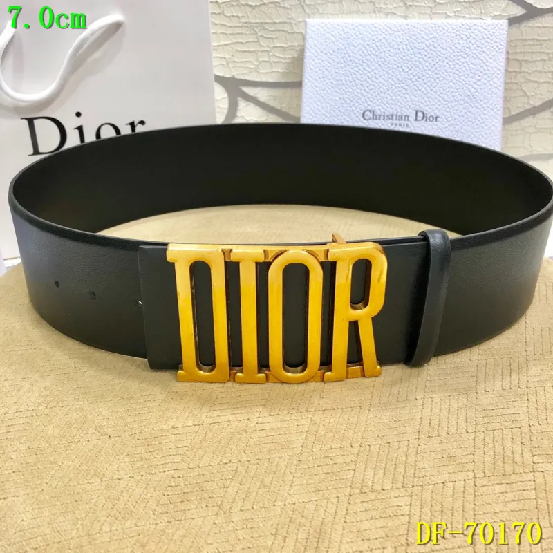 D-ior AAA+ 2019 Leather belts 7CM #9124215
