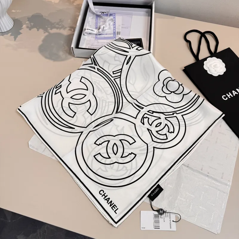 Chanel Designer Style Neck Scarves  Silk Scarves  Shawls  scarf #A63038