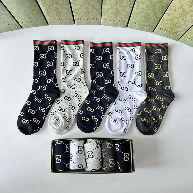 Gucci socks Five pairs per box #A51580