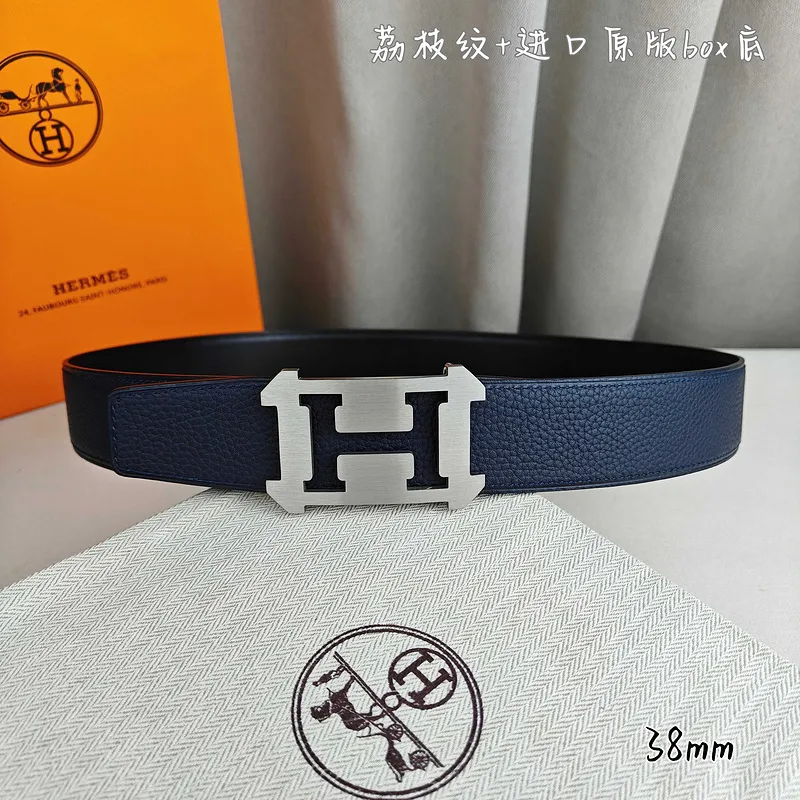 Hermes AAA+ Belts Luxury Design Fashion Original leather  Genuine packaging width:3.8cm #A53976