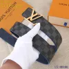 Mens Louis Vuitton AAA+ reversible Leather Belts W4cm #9129990