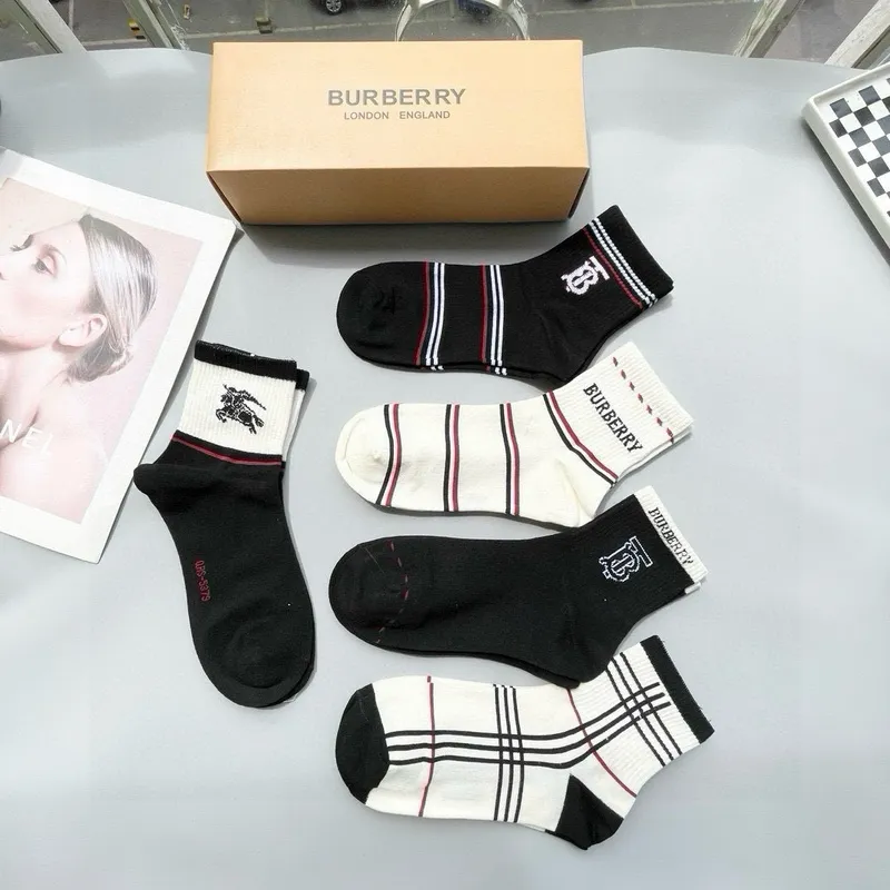 Burberry socks Five pairs per box #A51566