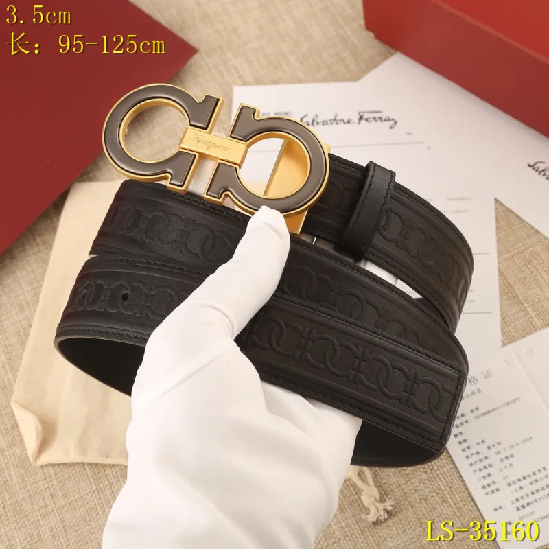 Farregemo AAA+ Leather reversible Belts W3.5cm #9129594 Farregemo AAA+ Leather reversible Belts W3.5cm #9129594