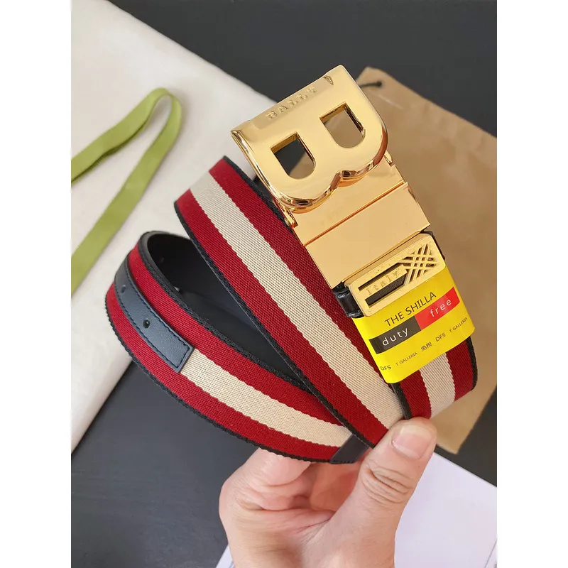 BALLY AAA+ belts width:3.4cm#A51469