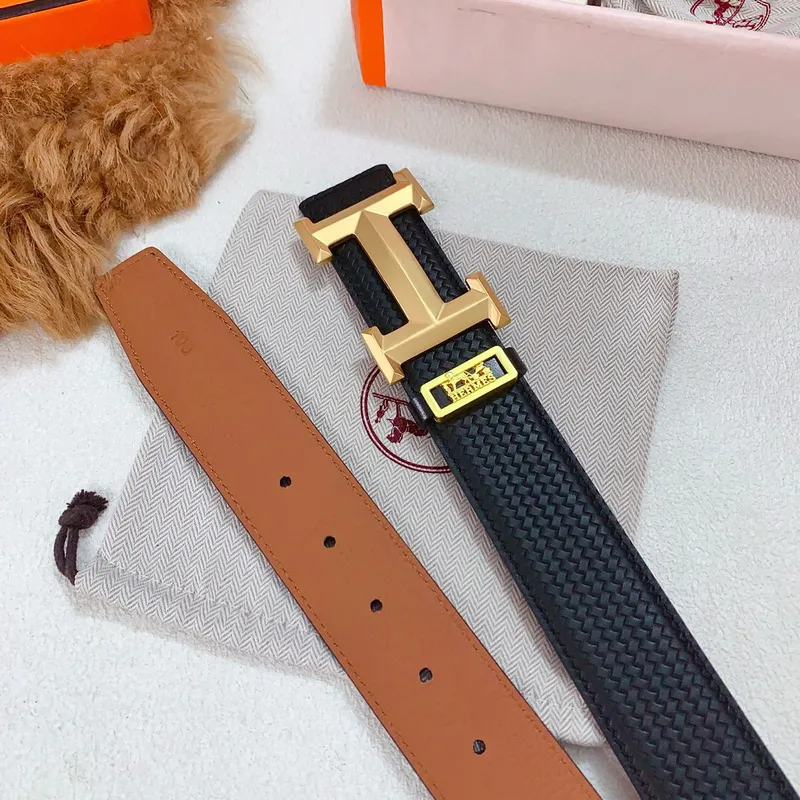 Luxury Design Fashion Original leather Hermes AAA+ Belts Genuine packaging width:3.8cm #A53962