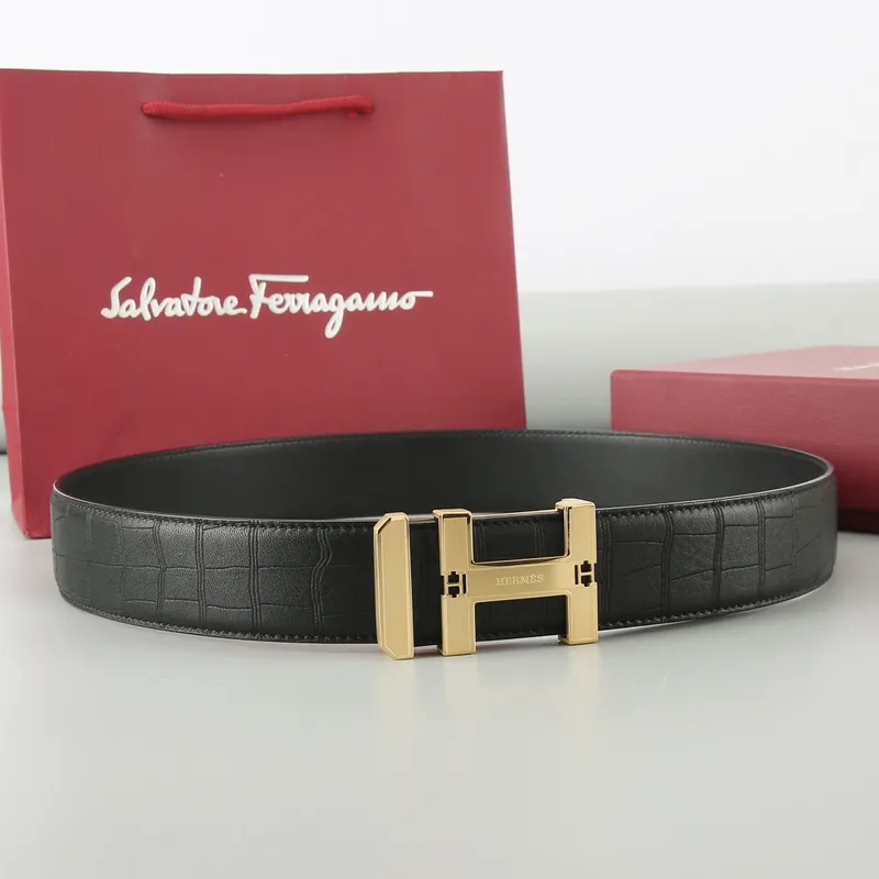 Luxury Design Fashion Original leather Hermes AAA+ Belts Genuine packaging width:3.8cm #A53965