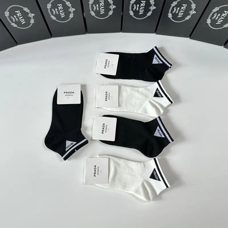Prada socks Five pairs per box #A51587