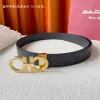 Farregemo AAA+ Leather Belts Wide 3.5cm #A33408