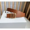 Loewe Leather Belts Luxury Design Fashion Original leather Genuine packaging width:2.8cm #A53998