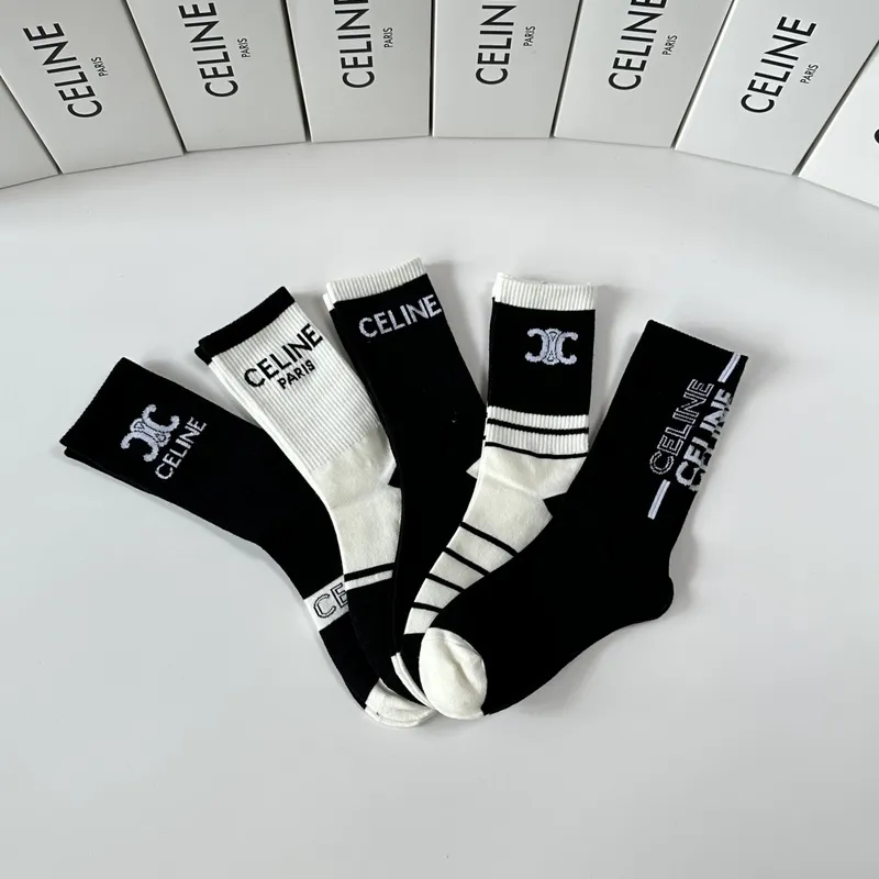 Celine socks Five pairs per box #A51585