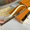 Womens Louis Vuitton AAA+ Leather Belts 2cm #A33433 Womens Louis Vuitton AAA+ Leather Belts 2cm #A33433