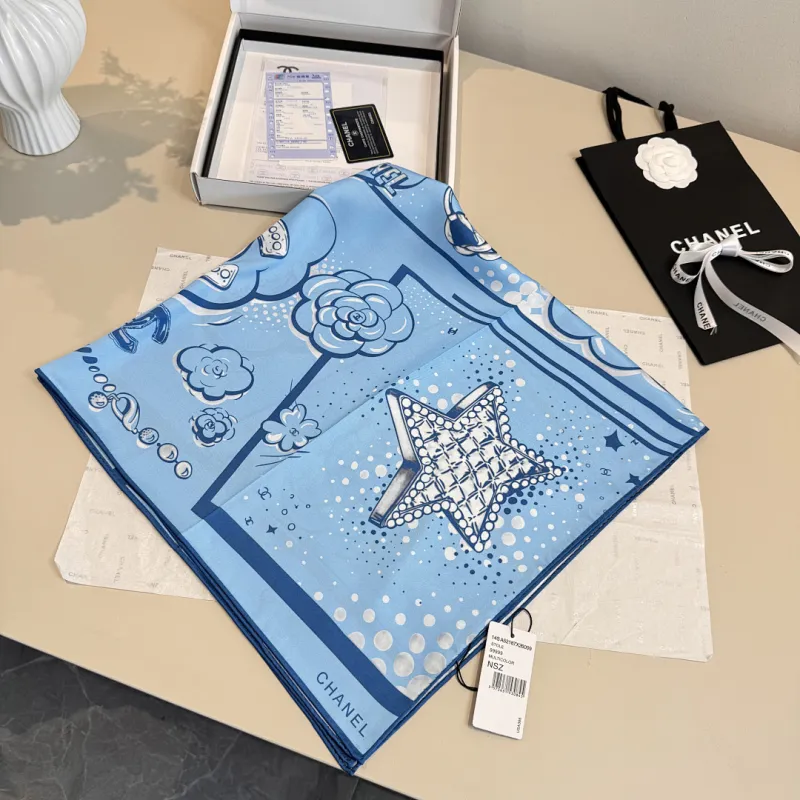 Chanel Designer Style Neck Scarves  Silk Scarves  Shawls  scarf #A63036