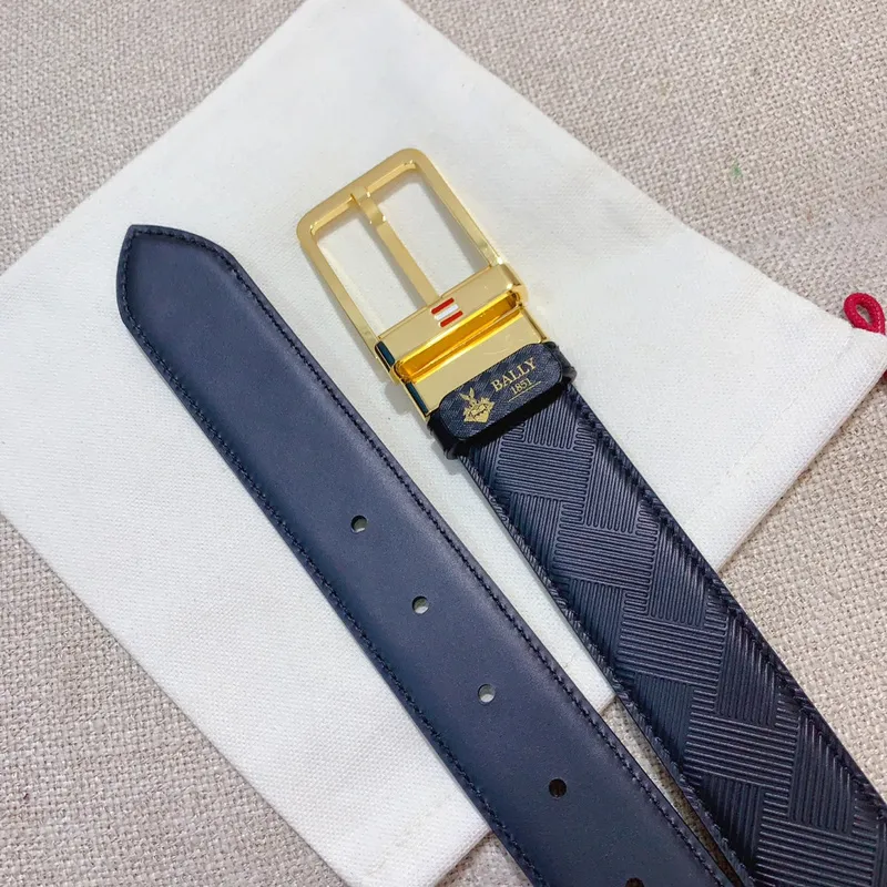 BALLY AAA+ belts Luxury Leather Belts Smooth Buckle Designer Belt width:3.4cm #A54015 BALLY AAA+ belts Luxury Leather Belts Smooth Buckle Designer Belt width:3.4cm #A54015