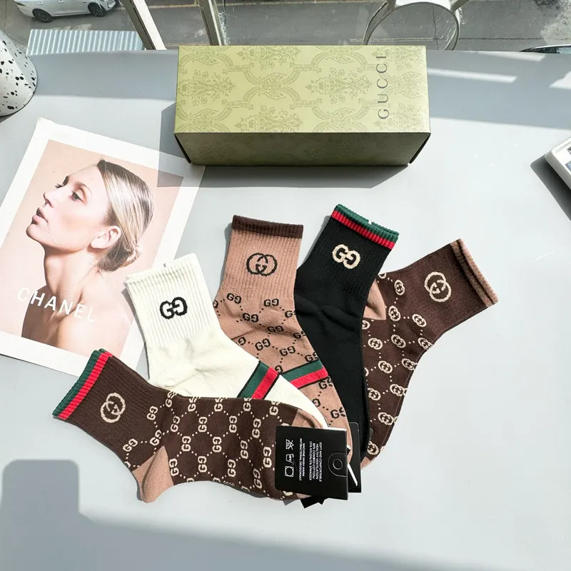 Gucci socks Five pairs per box #A51570 Gucci socks Five pairs per box #A51570