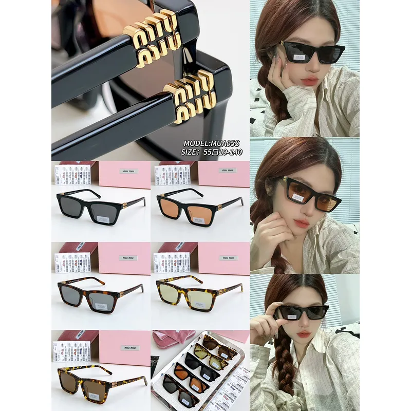 MIUMIU Sunglasses Designer Sunglasses Luxury Classic Fashion #A54059 MIUMIU Sunglasses Designer Sunglasses Luxury Classic Fashion #A54059