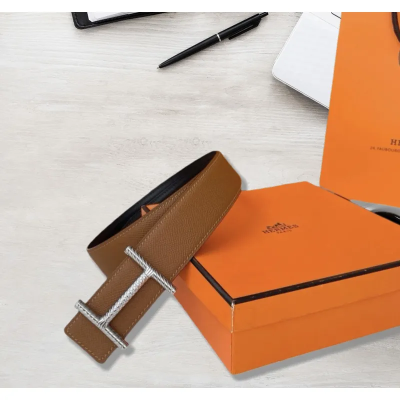 Luxury Design Fashion Original leather Hermes AAA+ Belts Genuine packaging width:3.8cm #A53961