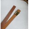 Loewe Leather Belts Luxury Design Fashion Original leather Genuine packaging width:2.8cm #A53998