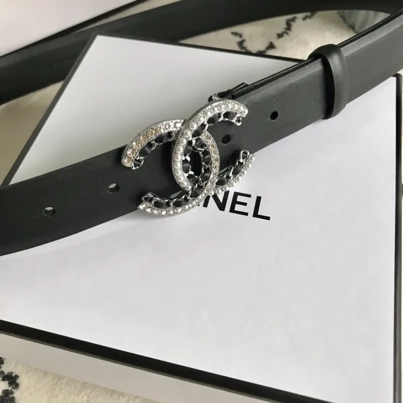 Women Chanel AAA+ Belts 3.0CM #99905605 Women Chanel AAA+ Belts 3.0CM #99905605