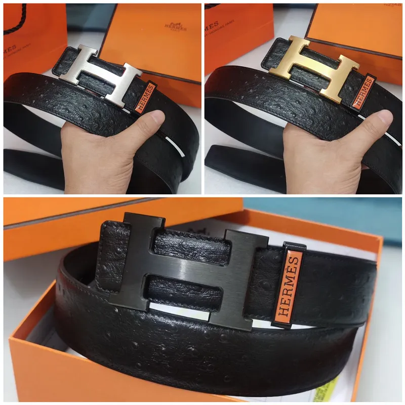 Luxury Design Fashion Original leather Hermes AAA+ Belts Genuine packaging width:3.8cm #A53968
