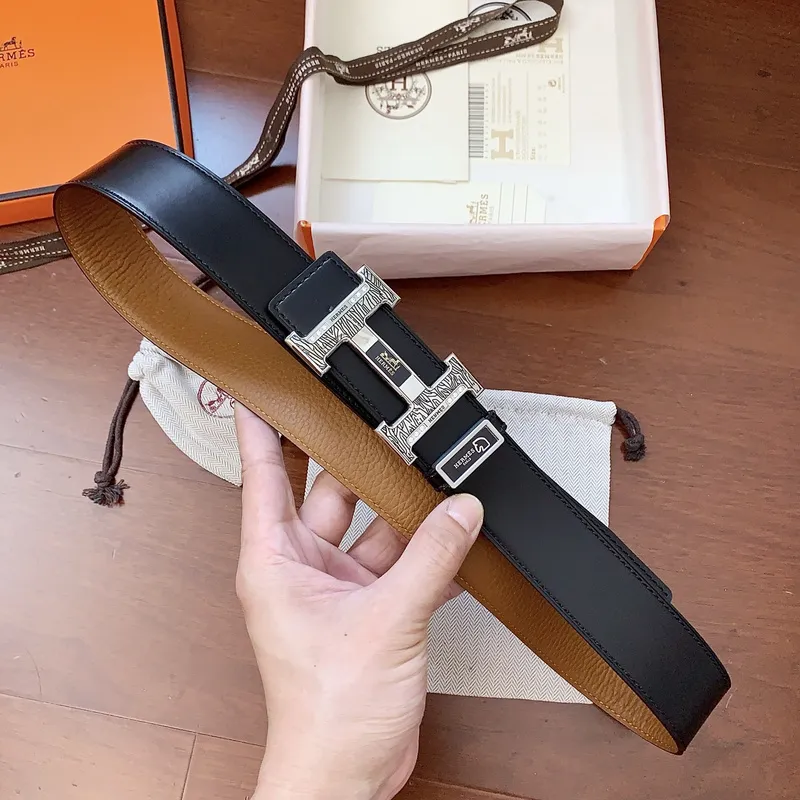 Hermes AAA+ Belts Luxury Design Fashion Original leather  Genuine packaging width:3.8cm #A53980