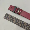 Fendi AAA+ Belts Cuoio Romano Width:4.0cm #A48494 Fendi AAA+ Belts Cuoio Romano Width:4.0cm #A48494