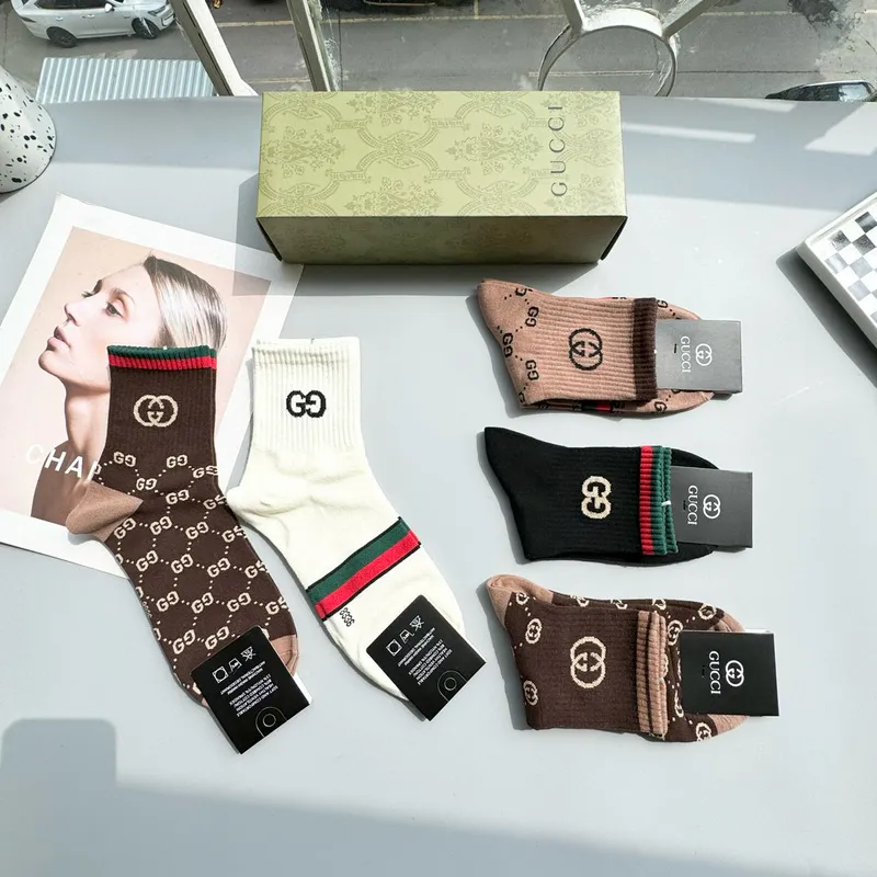 Gucci socks Five pairs per box #A51570 Gucci socks Five pairs per box #A51570