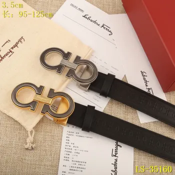 Farregemo AAA+ Leather reversible Belts W3.5cm #9129594