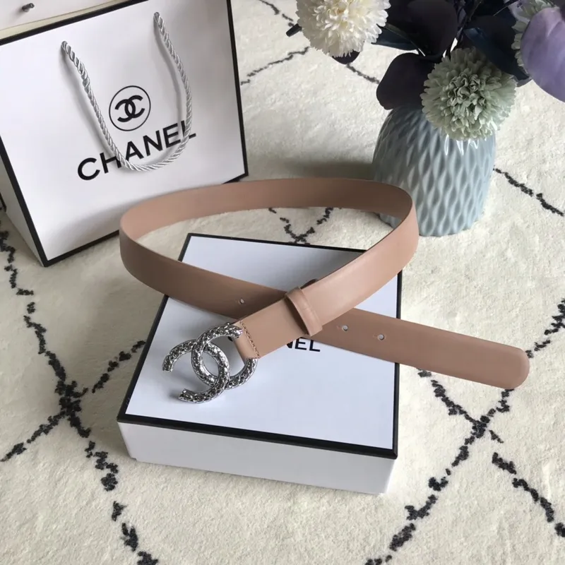 Women Chanel AAA+ Belts 3.0CM #99905612 Women Chanel AAA+ Belts 3.0CM #99905612