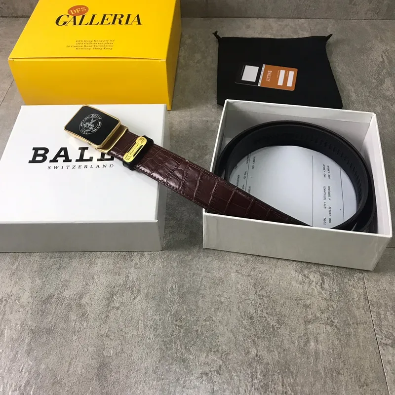 BALLY AAA+ belts width:3.4cm#A51455 BALLY AAA+ belts width:3.4cm#A51455