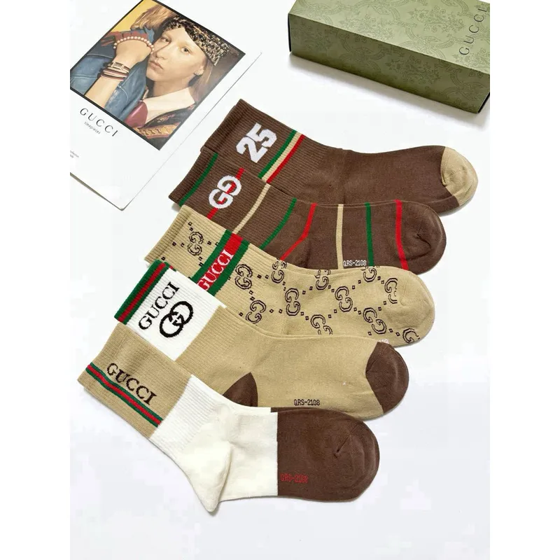 Gucci socks Five pairs per box #A51583