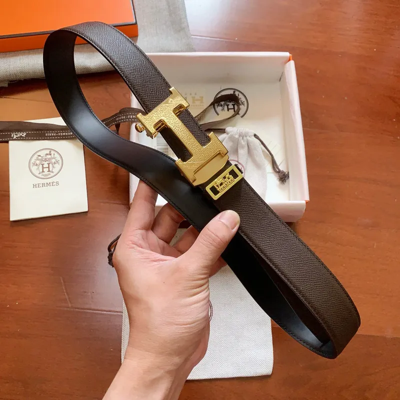 Hermes AAA+ Belts Luxury Design Fashion Original leather  Genuine packaging width:3.5cm #A53977