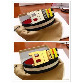 BALLY AAA+ belts width:3.4cm#A51446