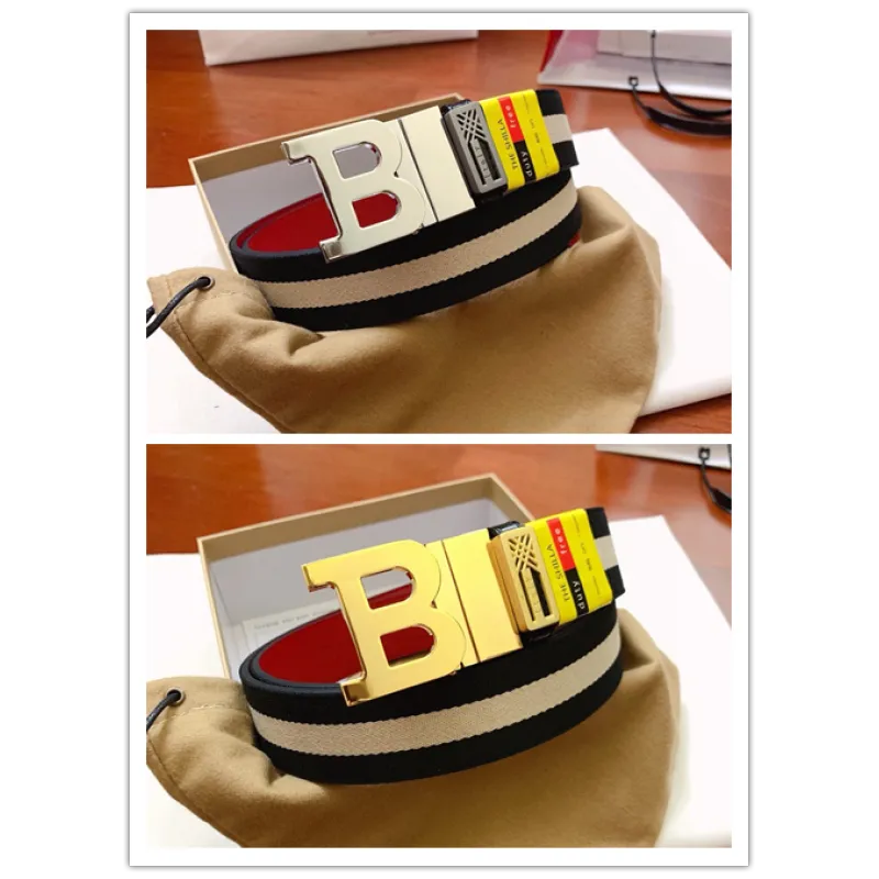 BALLY AAA+ belts width:3.4cm#A51446