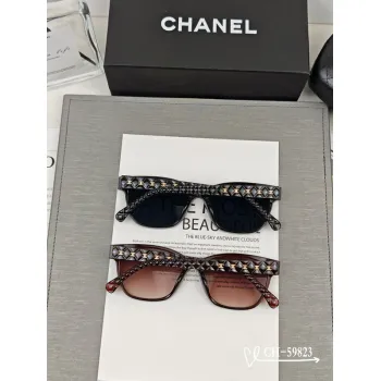 Chanel Sunglasses women fashion  Rectangle Butterfly glasses #A53479