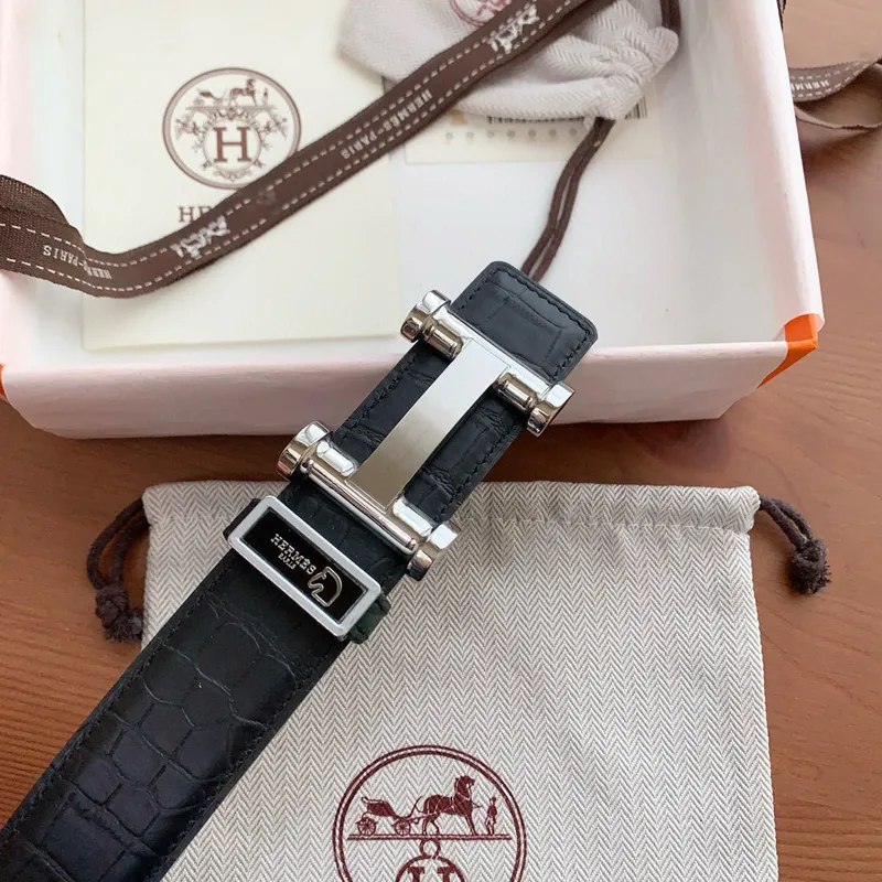 Hermes AAA+ Belts Luxury Design Fashion Original leather  Genuine packaging width:3.8cm #A53981