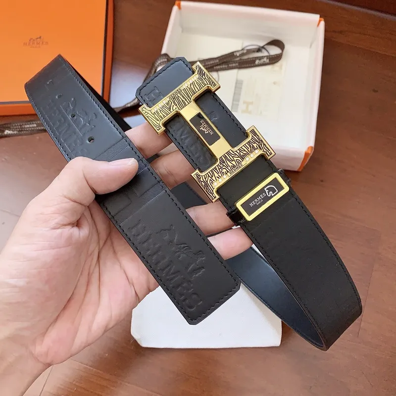 Hermes AAA+ Belts Luxury Design Fashion Original leather  Genuine packaging width:3.8cm #A53979