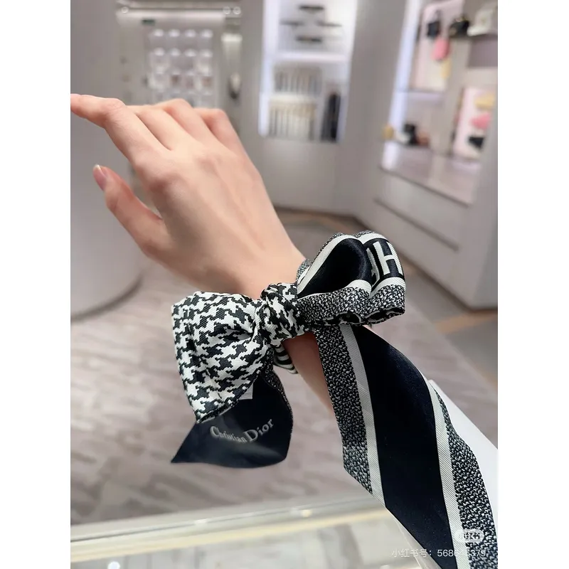 D-ior Scarf Small scarf decorate the bag scarf strap #A48612
