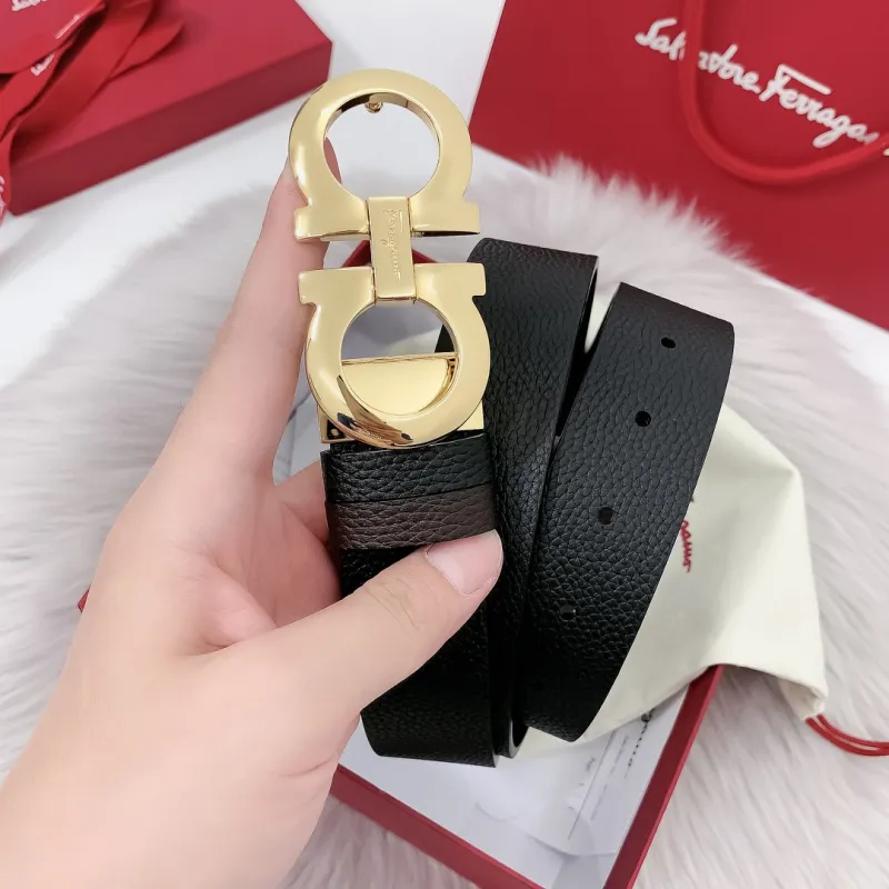 Farregemo AAA+ Leather Belts Wide 3.5cm #A33404