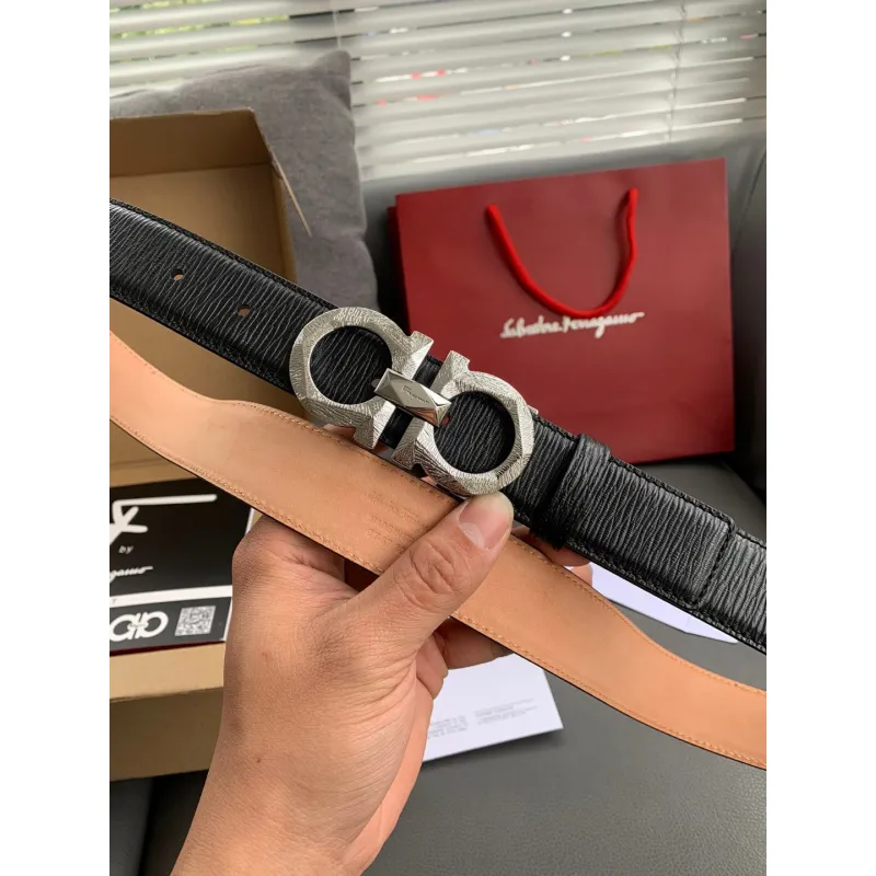 Farregemo AAA+ Leather Belts Wide 3.5cm #A33405