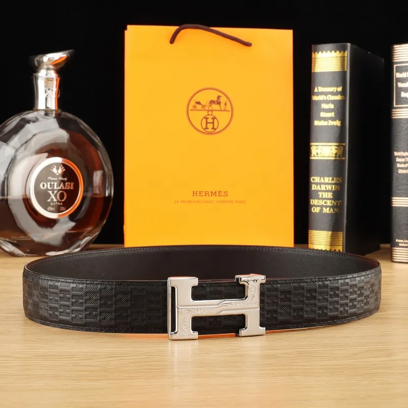 Luxury Design Fashion Original leather Hermes AAA+ Belts Genuine packaging width:3.8cm #A53965