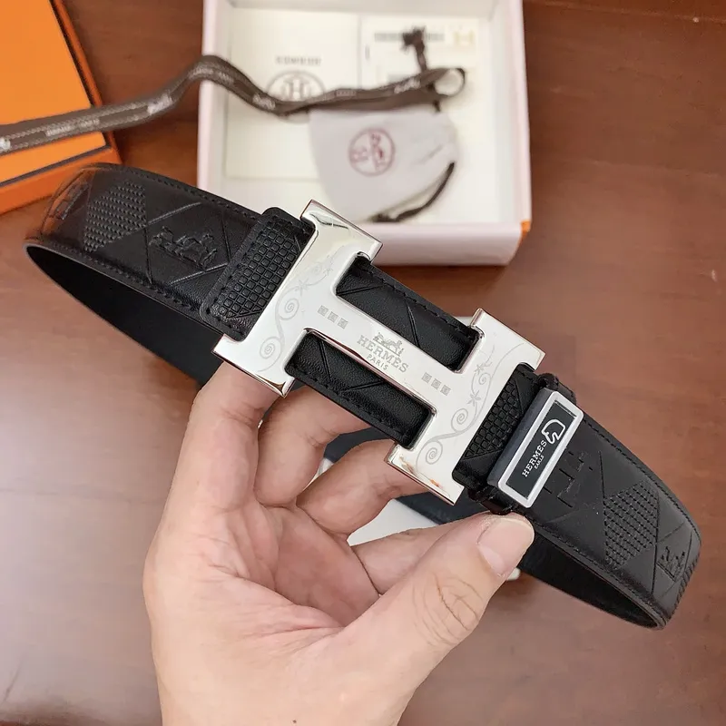 Hermes AAA+ Belts Luxury Design Fashion Original leather  Genuine packaging width:3.8cm #A53982