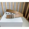 Loewe Leather Belts Luxury Design Fashion Original leather Genuine packaging width:2.8cm #A53997