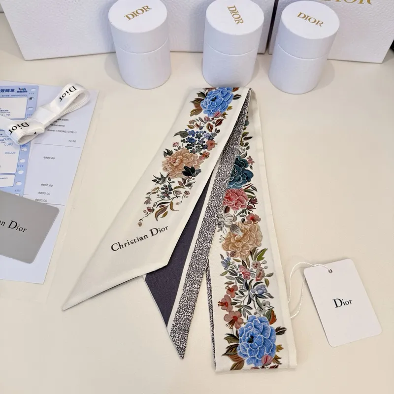 D-ior Scarf Small scarf decorate the bag scarf strap #A48611