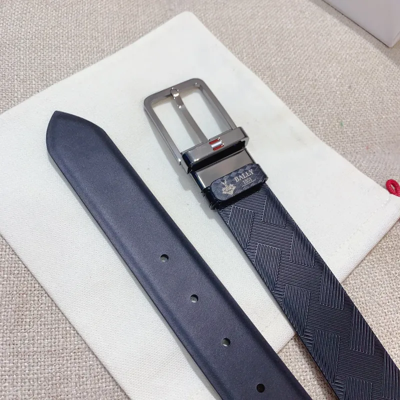 BALLY AAA+ belts Luxury Leather Belts Smooth Buckle Designer Belt width:3.4cm #A54015 BALLY AAA+ belts Luxury Leather Belts Smooth Buckle Designer Belt width:3.4cm #A54015