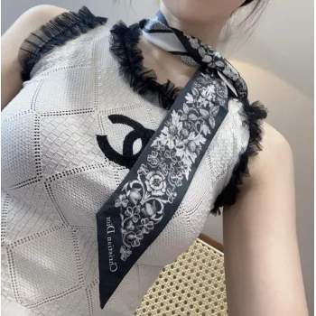 D-ior Scarf Small scarf decorate the bag scarf strap #A48623