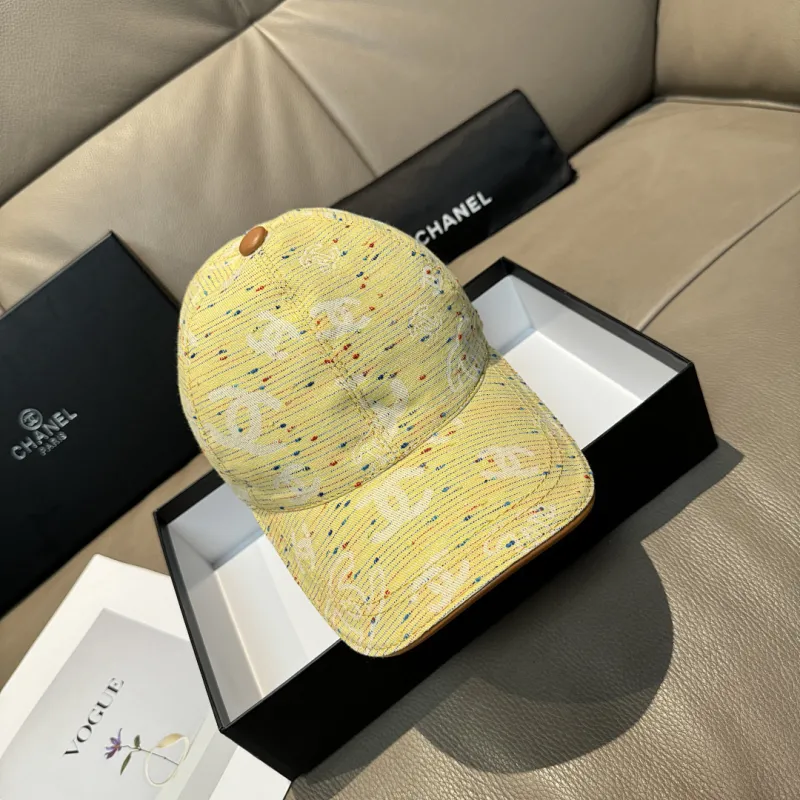 Chanel Printed and embroidered Caps&Hats #A62731 Chanel Printed and embroidered Caps&Hats #A62731