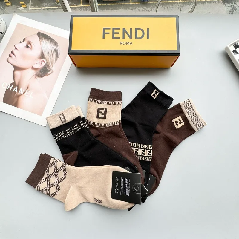 Fendi socks Five pairs per box #A51563