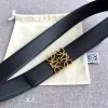 Loewe Leather Belts Luxury Design Fashion Original leather Genuine packaging width:3.2cm #A54000