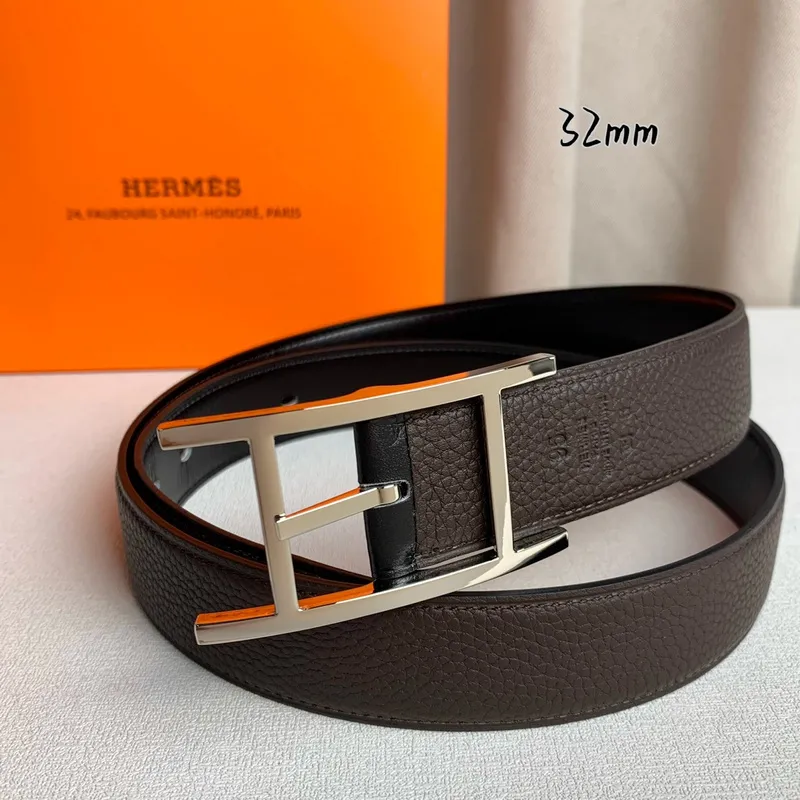 Hermes AAA+ Belts Luxury Design Fashion Original leather  Genuine packaging width:3.2cm #A53975